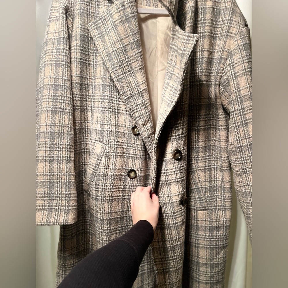 NUDE plaid Coat